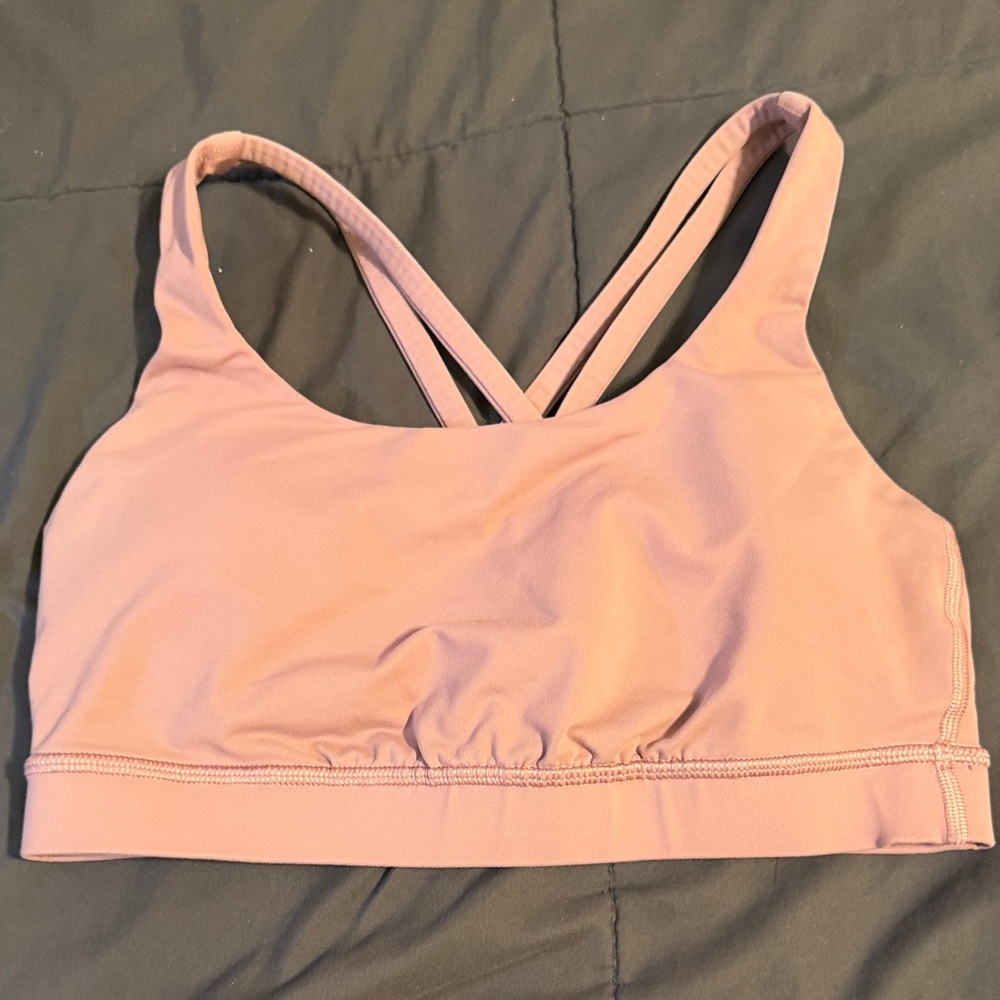 Lululemon Women's Pink Energy Sports Bra